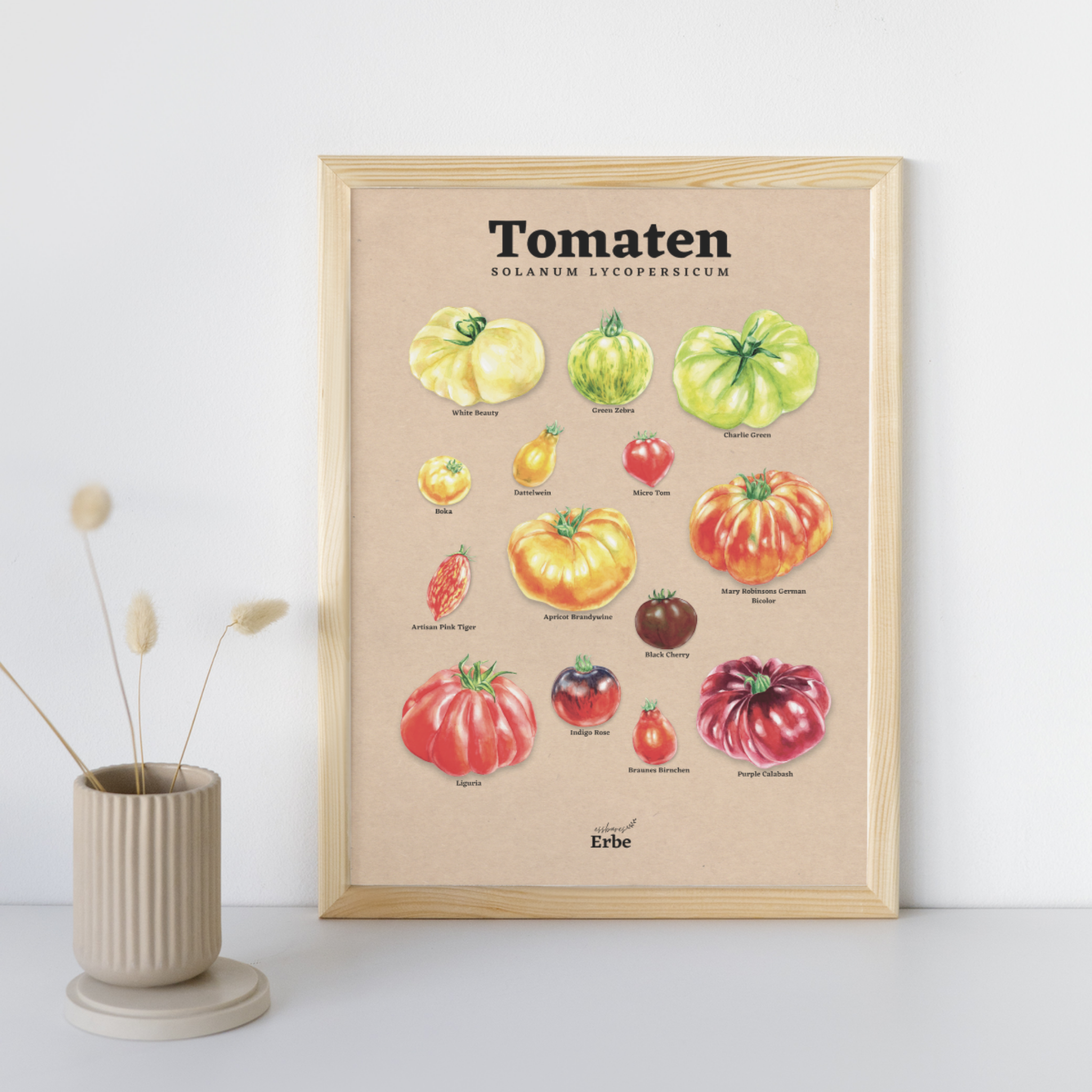 Tomaten Vintage Poster