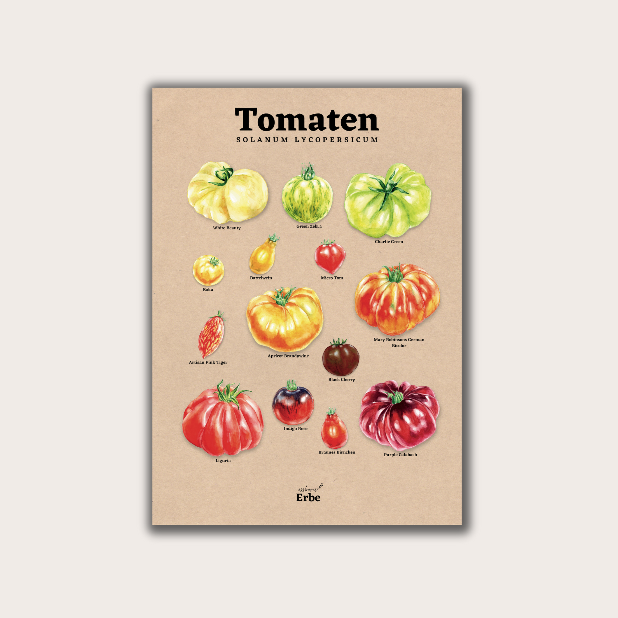 Tomaten Vintage Poster